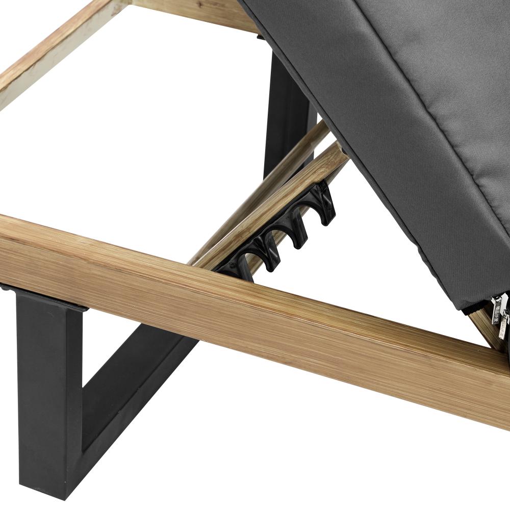 Sun Lounge Outdoor Lounger Grey