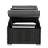 Livsip 2x Sun Lounge Wicker Lounger with Adjustable Backrest