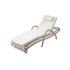 Livsip Sun Lounge Wicker Bed Outdoor Patio Furniture Beige