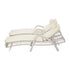 Livsip 3PCS Outdoor Sun Lounger Wicker Lounge Table Chairs Grey