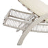 Livsip 3PCS Outdoor Sun Lounger Wicker Lounge Table Chairs Grey