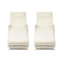 Livsip 2PCS Outdoor Sun Lounge Wicker Bed Patio Furniture Beige