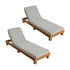 Livsip 2-Piece Outdoor Sun Lounge Set with Adjustable Backrest, Beige Tone
