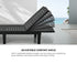 Livsip Sun Lounge – Black, 5‑Level Adjustable Backrest, 150kg Capacity