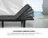 Livsip 3‑Piece Sun Lounge Set – Black, 5‑Level Recline, Table Included