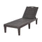 Livsip Sun Lounge – Brown, 5‑Level Adjustable Backrest, 150kg Capacity