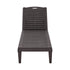 Livsip Sun Lounge – Brown, 5‑Level Adjustable Backrest, 150kg Capacity