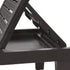 Livsip 2× Sun Loungers – Brown, 5‑Level Adjustable Backrest, 150kg Capacity