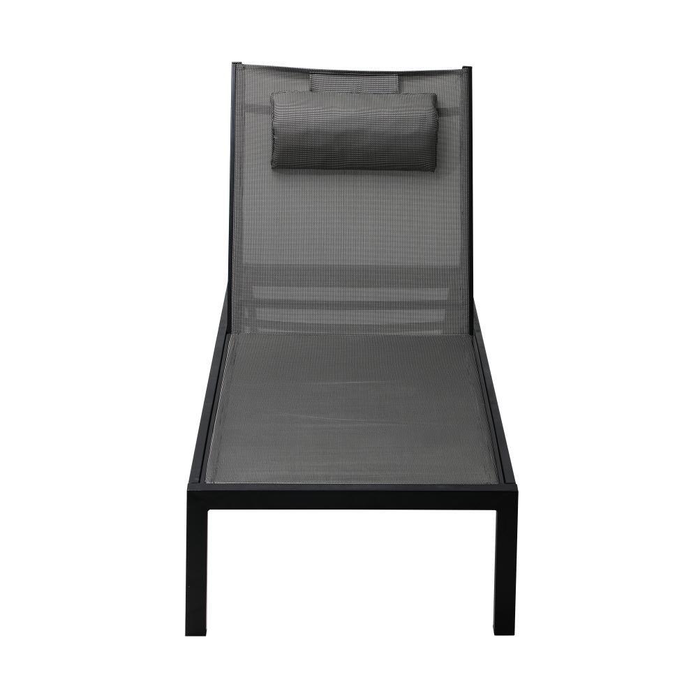 Livsip Sun Lounge with Aluminium Frame and Wheels Removable