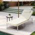 Livsip Sun Lounge Outdoor Patio Furniture Setting Beige