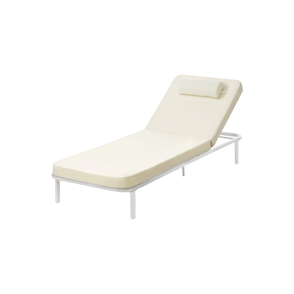 Livsip Sun Lounge Outdoor Patio Furniture Setting Beige