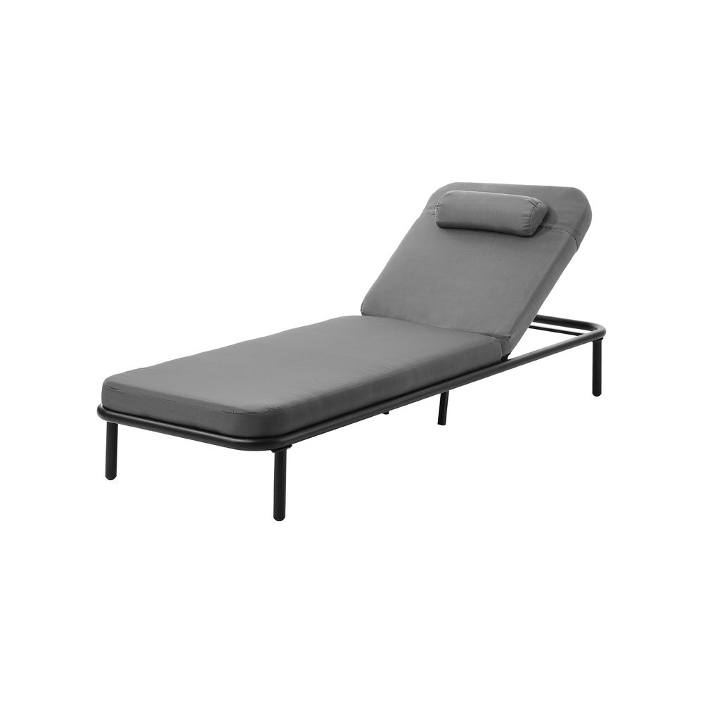 Livsip Sun Lounge Outdoor Patio Furniture Setting Grey