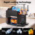 Devanti Slushie Machine 4L Dual Tanks Frozen Drink Ice Cream Maker