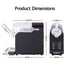 1.8L Slushie Machine Maker Frozen Smoothies Milkshakes Black