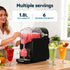 1.8L Slushie Machine Maker Frozen Smoothies Milkshakes Black