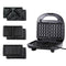 3-in-1 Sandwich Maker Waffle Panini Press Grill 850W Non-Stick Plates