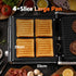 Devanti 2000W 3-in-1 Panini Press Grill Sandwich Maker 180° Open 4 Slice