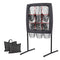 Everfit Baseball Pitching Net Training Target Softball Practice 9 Hole Black
