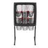 Everfit Baseball Pitching Net Training Target Softball Practice 9 Hole Black