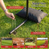 Everfit Baseball Pitching Net Training Target Softball Practice 9 Hole Black