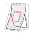 Everfit Baseball Rebounder Net Pitching Practice Target Screen Metal Frame 130cm