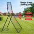 Everfit Baseball Rebounder Net Pitching Practice Target Screen Metal Frame 130cm