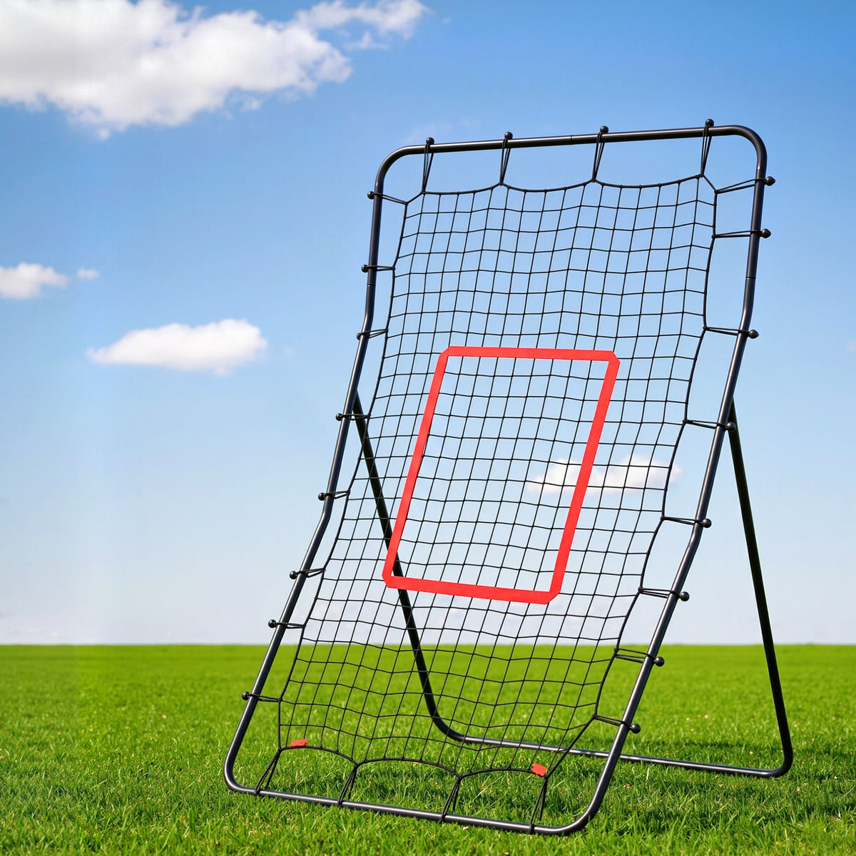 Everfit Baseball Rebounder Net Pitching Practice Target Screen Metal Frame 130cm