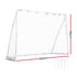Everfit 8FT Soccer Football Goal Net UPVC Frame with PE Mesh Weatherproof Portable Goals for Backyard Training Competitive Play