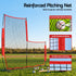 Baseball Pitching Net L Screen Softball Practice Portable Black
