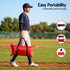 Baseball Pitching Net L Screen Softball Practice Portable Black