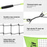 3M Badminton Tennis Net Portable Volleyball Kit Yellow