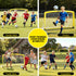 2m Football Soccer Net Portable Goal Net Rebounder Sports Training