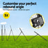 7ft 2.1M Volleyball Net Football Baseball Goal Netting with Frame Angle Adjustable Rebounder