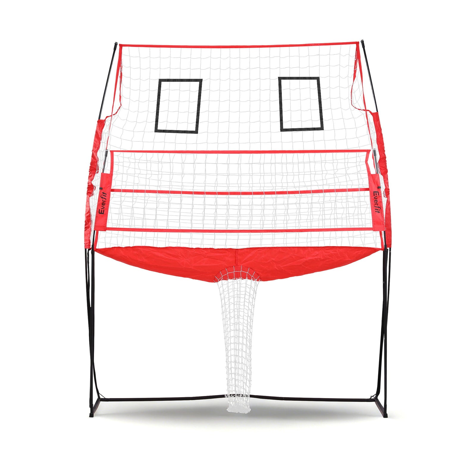 8ft Volleyball Net Training Equipment Adjustable Height Portable with Ball and Bag