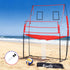 8ft Volleyball Net Training Equipment Adjustable Height Portable with Ball and Bag