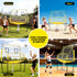 8ft Volleyball Net Free-standing Adjustable Height Portable with Ball and Bag