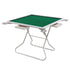 Folding Mahjong Table for Home with 4 Drawers and Cup Holders Green