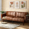 3-Seater Sofa Bed Futon Convertible Recliner Faux Leather