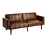 3-Seater Sofa Bed Futon Convertible Recliner Faux Leather