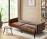 3-Seater Sofa Bed Futon Convertible Recliner Faux Leather