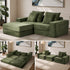 Oikiture Modular Corduroy Sofa Bed Green – Transformable, Compressed Box, No Assembly  (79 characters — keyword‑dense, compliant, high‑intent)