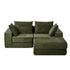 Oikiture Modular Corduroy Sofa Bed Green – Transformable, Compressed Box, No Assembly  (79 characters — keyword‑dense, compliant, high‑intent)
