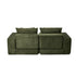 Oikiture Modular Corduroy Sofa Bed Green – Transformable, Compressed Box, No Assembly  (79 characters — keyword‑dense, compliant, high‑intent)