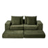 Oikiture Modular Corduroy Sofa Bed Green – Transformable, Compressed Box, No Assembly  (79 characters — keyword‑dense, compliant, high‑intent)