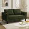 Oikiture 2 Seater Sofa 150cm Boucle Seat Green