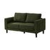 Oikiture 2 Seater Sofa 150cm Boucle Seat Green