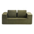 2-Seater Compressed Sofa in a Box Couch Sherpa Green