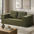 2-Seater Compressed Sofa in a Box Couch Sherpa Green