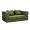 Convertible LOFT Sofa Bed Futon Pull Out Couch Chenille Green