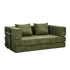 Convertible LOFT Sofa Bed Futon Pull Out Couch Chenille Green